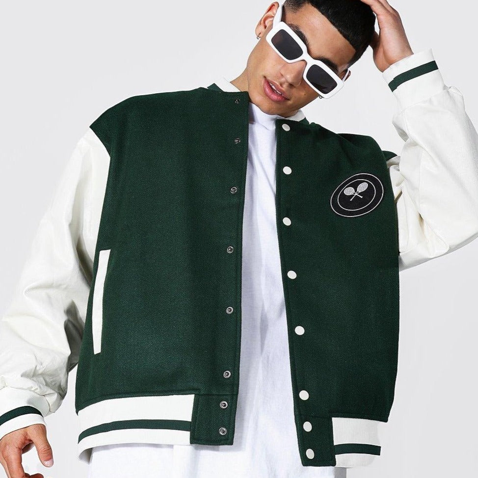 OFF-DUTY VARSITY JACKET